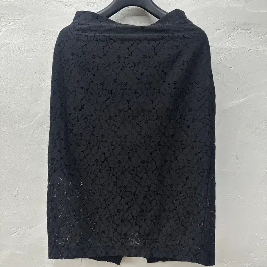 [BUNJANG] NAIN Women's Black Lace Long Skirt - Size S / 나인 여 치마 블랙/레이스/롱 S
