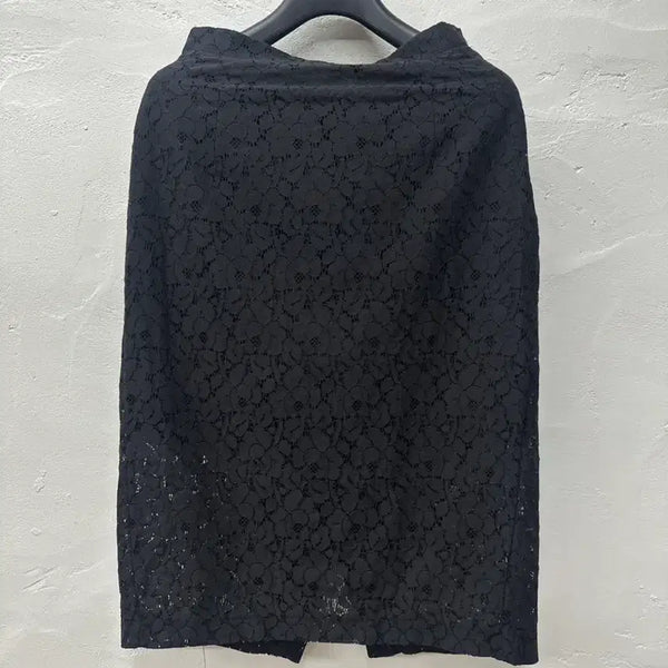 [BUNJANG] NAIN Women's Black Lace Long Skirt - Size S / 나인 여 치마 블랙/레이스/롱 S