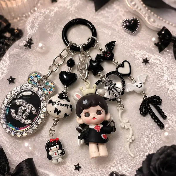 [BUNJANG] Zora Handmade Bead Keychain / 조라 피규어 핸드메이드 비즈 키링