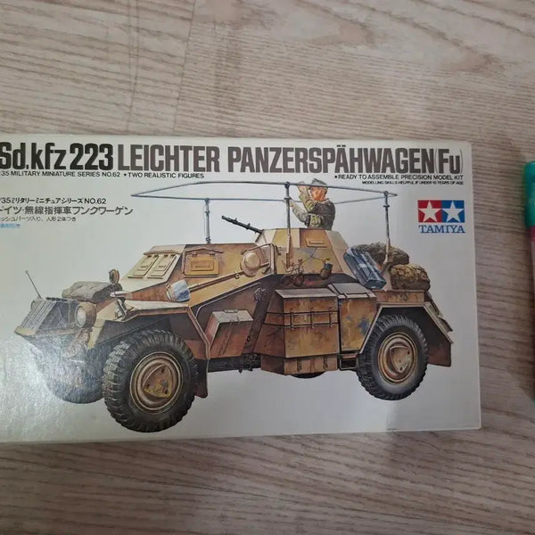 [BUNJANG] Tamiya 1/35 Sd.Kfz.223 Armored Car Model Kit / 타미야 1/35 Sd.kfz.223 무선지휘차량