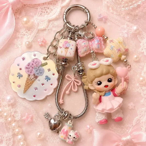 [BUNJANG] Zora Handmade Bead Keychain / 조라 피규어 핸드메이드 비즈 키링