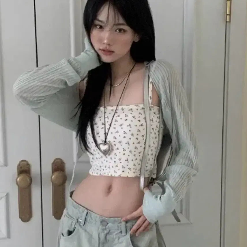 [BUNJANG] Mint Summer Cardigan / 민트 여름 가디건