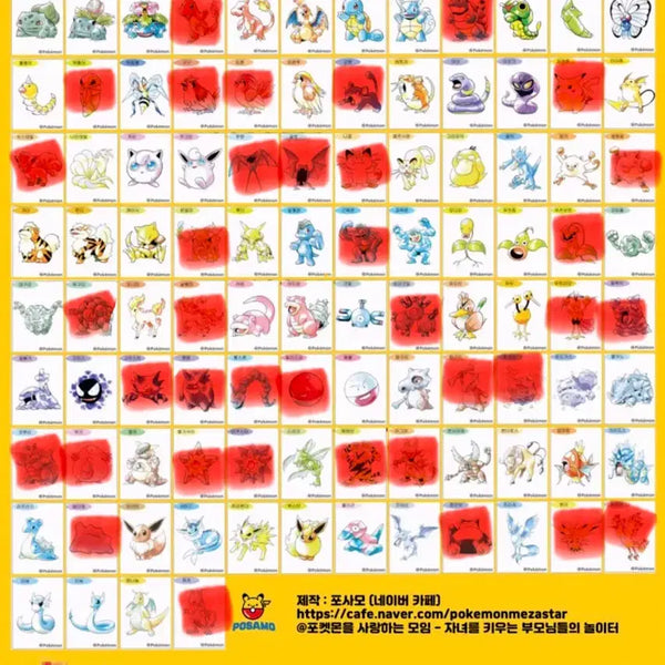 [BUNJANG] Gongdori Pokemon Artworks POKÉMON Bread Stickers / 공돌이님