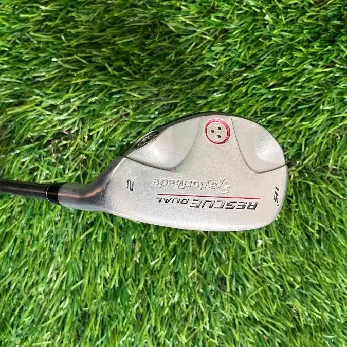 [BUNJANG] TaylorMade Rescue DUAL 2 Iron 16 Degree Utility R-Flex Graphite Shaft / 남자유틸리티 테일러메이드레스큐 2번16도 중고유틸리티