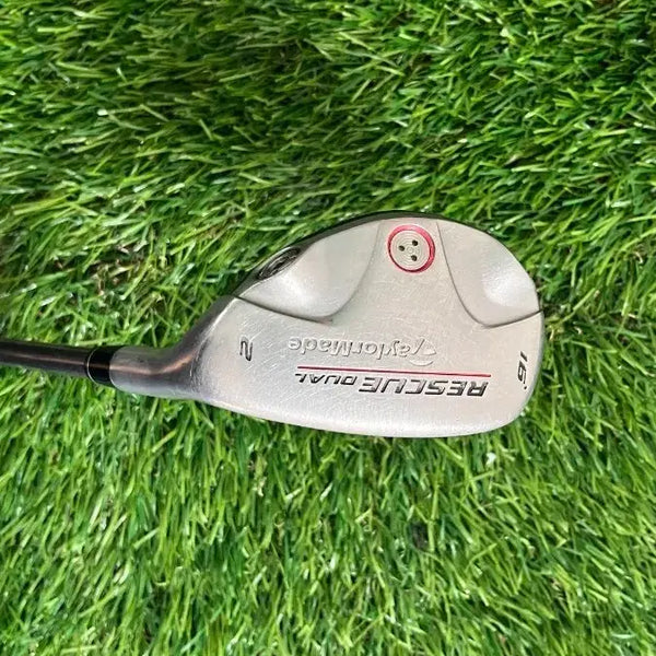 [BUNJANG] TaylorMade Rescue DUAL 2 Iron 16 Degree Utility R-Flex Graphite Shaft / 남자유틸리티 테일러메이드레스큐 2번16도 중고유틸리티