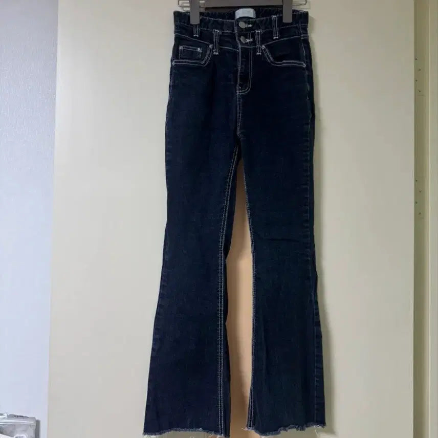 [BUNJANG] Dark Wash Bootcut Denim Pants / 진청 부츠컷 데님 팬츠
