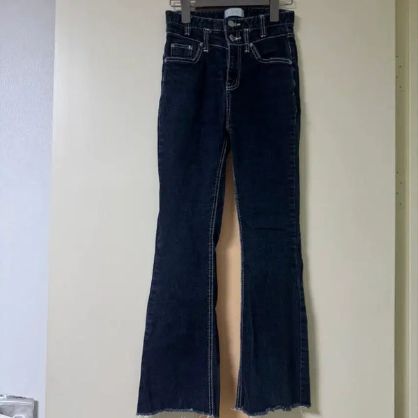 [BUNJANG] Dark Wash Bootcut Denim Pants / 진청 부츠컷 데님 팬츠