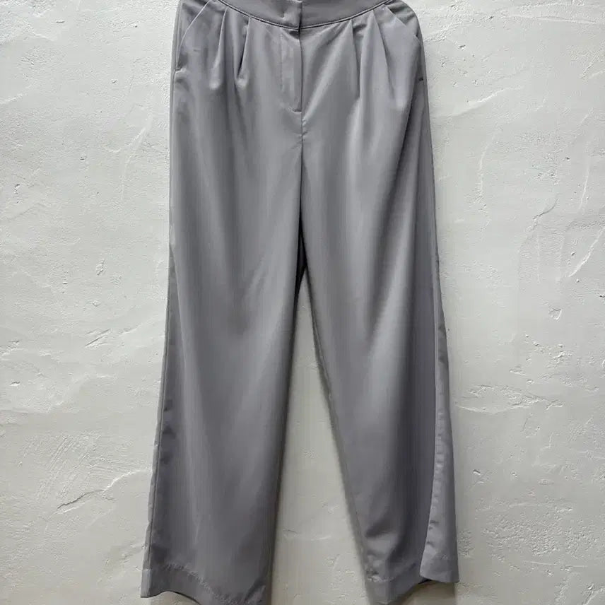 [BUNJANG] Mixxo Women's Ash Grey Wide Slacks (Size 24) / 믹쏘 여 슬랙스 애쉬그레이/와이드 24