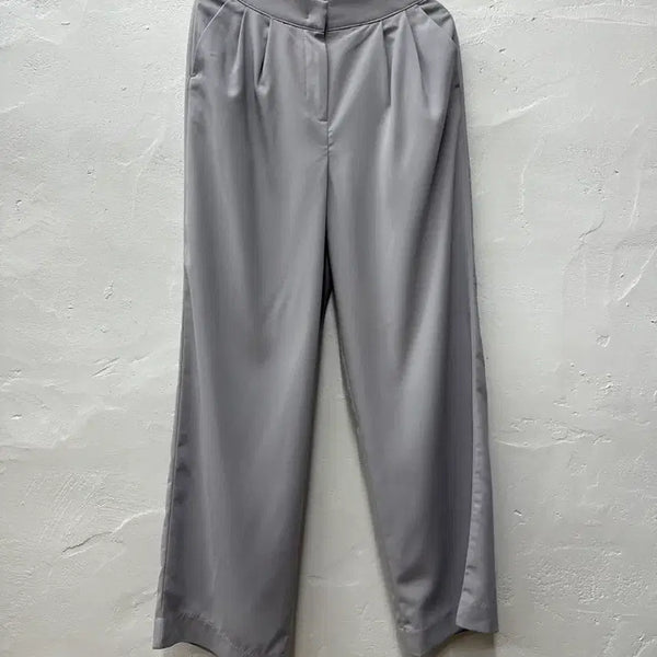 [BUNJANG] Mixxo Women's Ash Grey Wide Slacks (Size 24) / 믹쏘 여 슬랙스 애쉬그레이/와이드 24