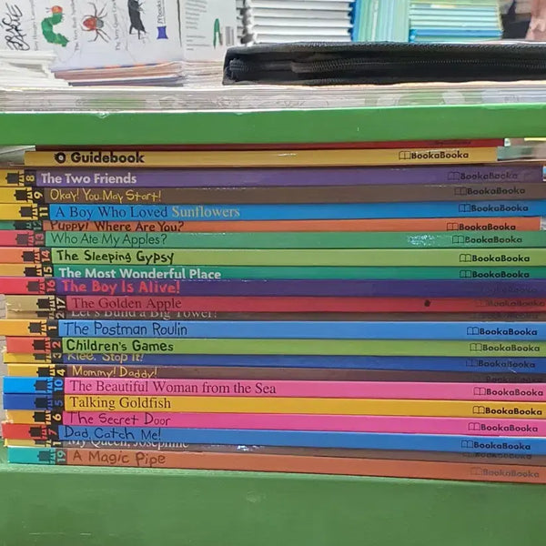 [BUNJANG] Reading Monster Bookabooka Set (24 Books + 10 CDs) / Reading Monster bookabooka 24권+CD10개 세트