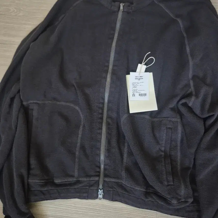 [BUNJANG] Politeru Rough Set Zip-up Purple Charcoal 26ss / 4) 폴리테루 러프셋 집업 퍼플차콜 26ss