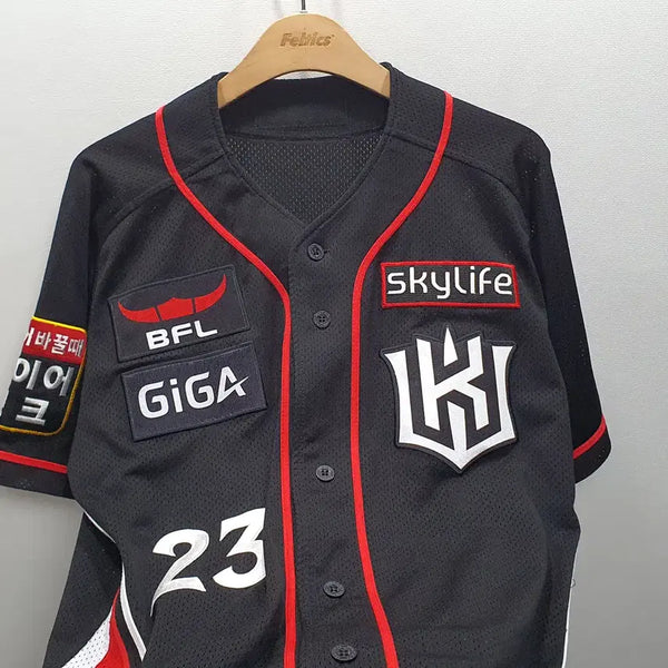 [BUNJANG] KT Wiz Kang Seung-heon Baseball Jersey (Size 100) / 위팬 수원KT위즈 강승훈 유니폼 100정도 (가로58 세로84)