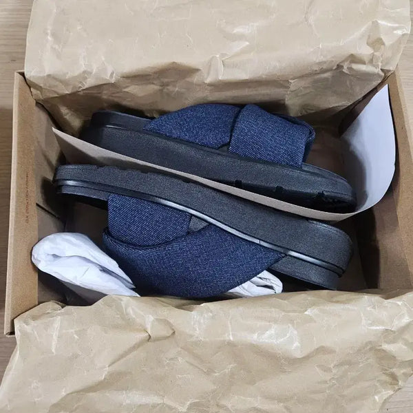 [BUNJANG] Fitflop Women's Sandals Dark Denim 240mm / 핏플랍 fitflop 여성 샌들 다크데님 240mm