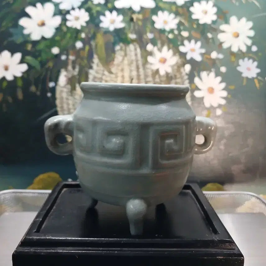 [BUNJANG] Goryeo Celadon Tangwan Incense Burner / 청자 탕관 향로