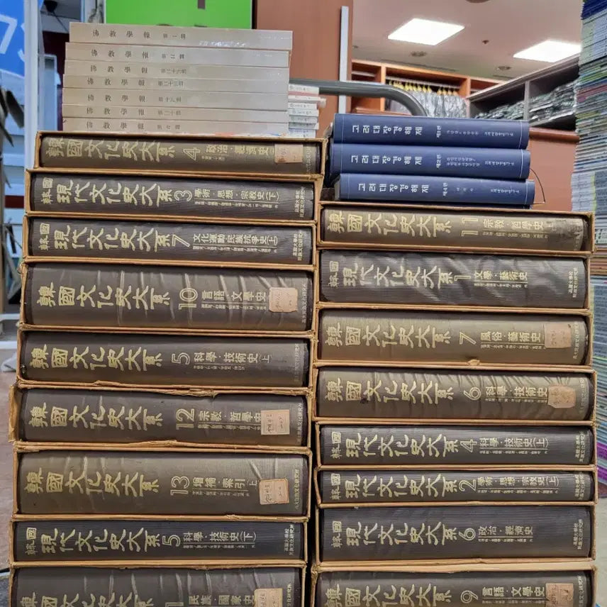 [BUNJANG] Korean Cultural History Series - Korea University National Culture Research Institute - 19 Volume Set / 한국 문화사 대계 고려대학교민족문화연구원 19권 세트 한국학 중고책