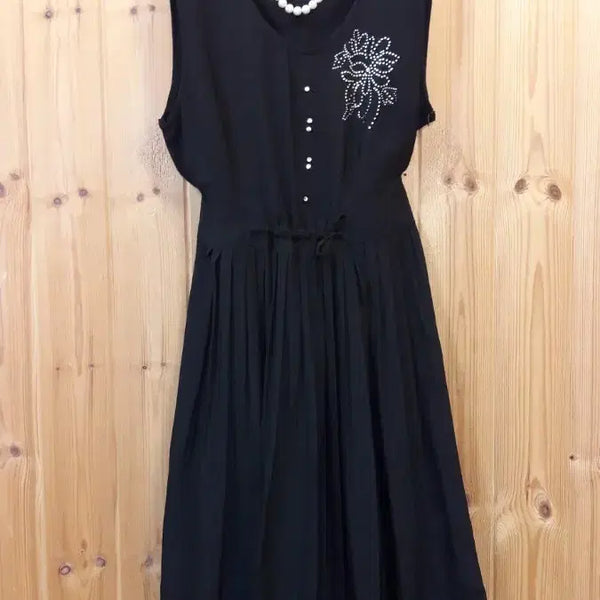 [BUNJANG] Jacquard Cubic Rayon Long Dress (New) / * 자갸드 큐빅 인견 롱 원피스        ( 새 상 품 )