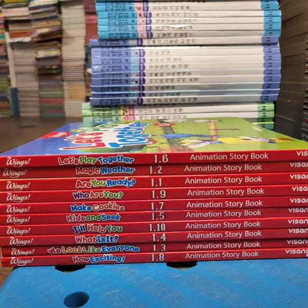 [BUNJANG] Wings! Vision Set - 10 Volumes Children's Books / Wings! 비젼 10권 세트 어린이책 중고책