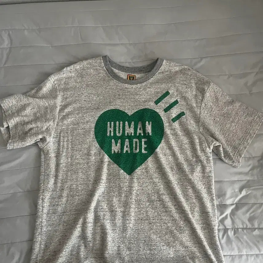 [BUNJANG] Human Made File Logo T-shirt XL / 휴먼메이드 파일티셔츠 그레이 xl