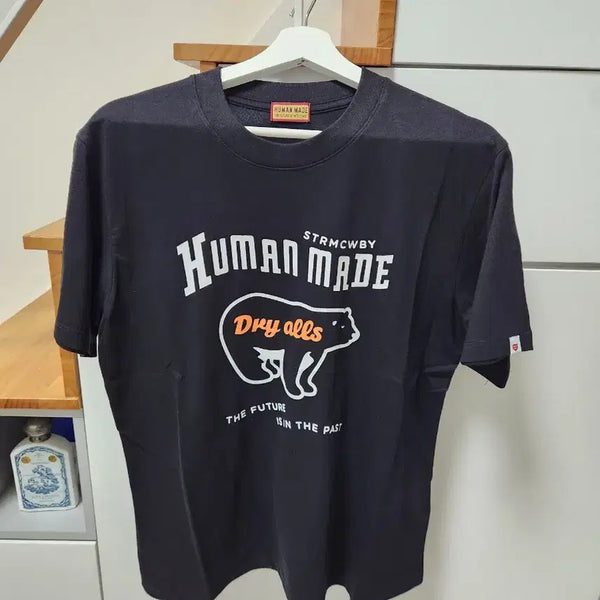 [BUNJANG] Human Made Polar Bear T-Shirt Black / [미착용&새제품/반택무료]휴먼메이드 북극곰 반팔티셔츠 블랙 [사이즈참고]