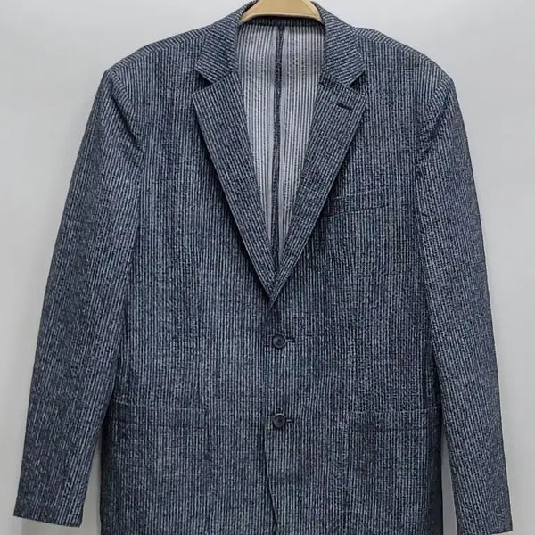 [BUNJANG] Pierre Cardin 20SS French Fit Sucker Combi Blazer Jacket (Charcoal Grey) / 피에르가르뎅 20SS 프렌치핏 써커 콤비 블레이저 자켓 / 남 105