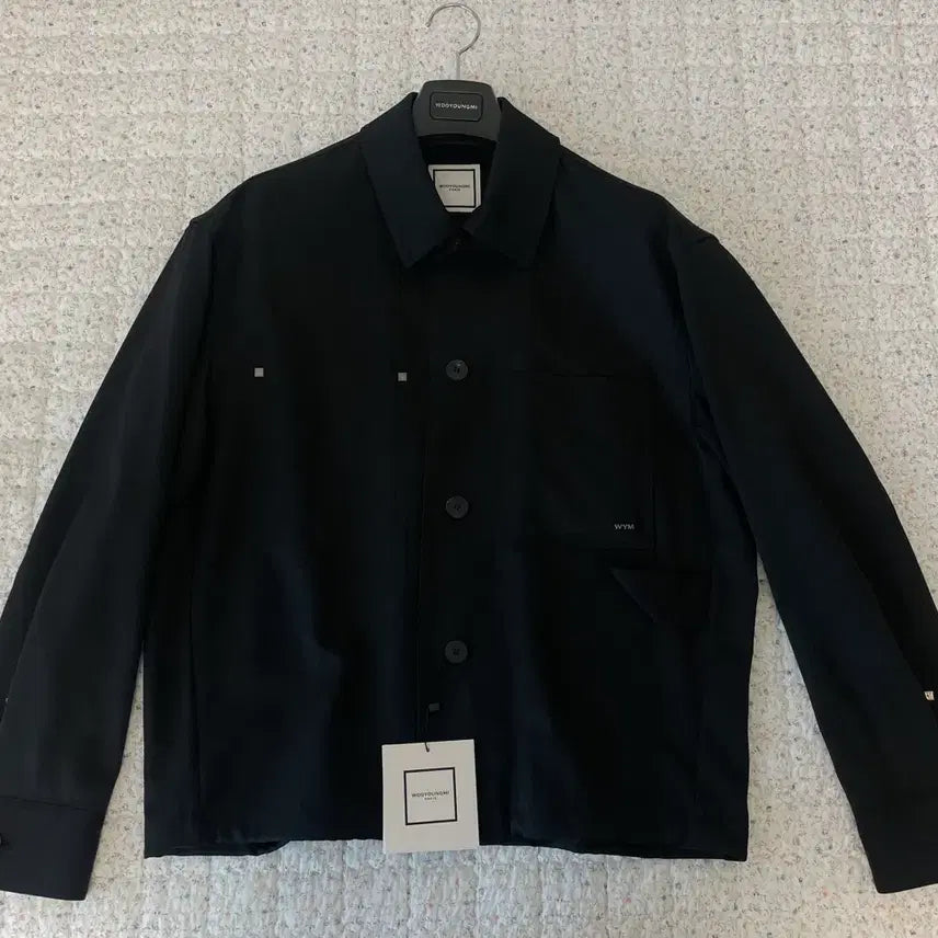[BUNJANG] Wooyoungmi Wool Shirt Black / [44](새제품) 우영미 울 셔츠
