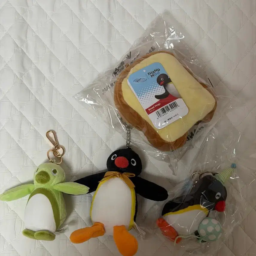 [BUNJANG] Pingu Character Bread Keychain Bundle Set / 핑구 키링 일괄 판매