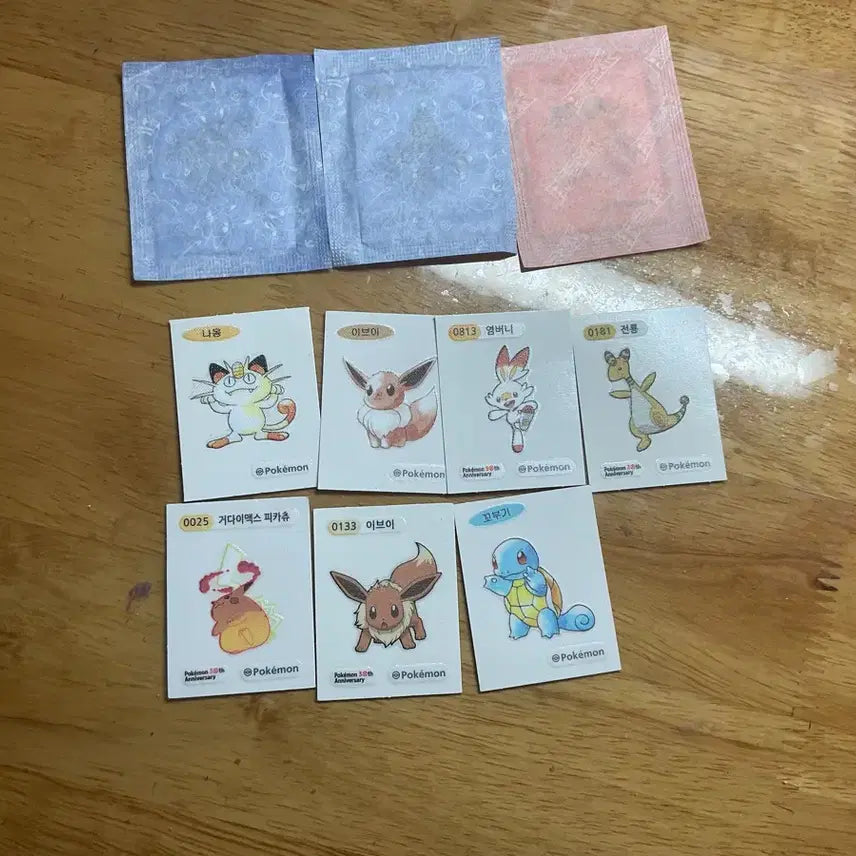 [BUNJANG] Pokemon Stickers Bundle Set / 포켓몬 띠부씰 일괄