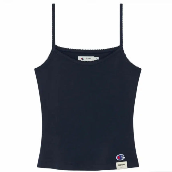 [BUNJANG] Glony x Champion Camisole Navy M Size / 글로니 x 챔피온 캐미솔 네이비 m사이즈