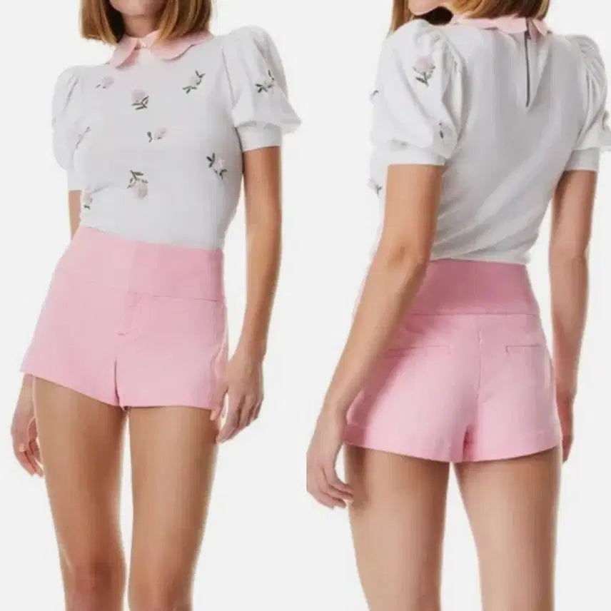 [BUNJANG] Alice + Olivia Chase Puff Sleeve Top / 앨리스앤올리비아 체이스 퍼프 슬리브 탑