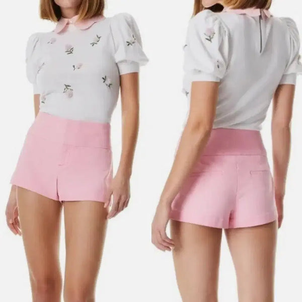 [BUNJANG] Alice + Olivia Chase Puff Sleeve Top / 앨리스앤올리비아 체이스 퍼프 슬리브 탑