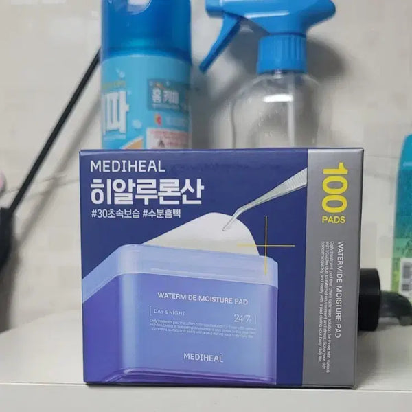 [BUNJANG] Mediheal Watermide Deep Moisture Pad 100 Count / 새상품 메디힐 워터마이드 속보습패드100매