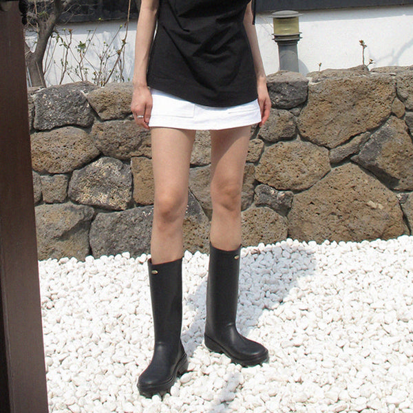 [BUNJANG] NUUS Dasha Long Rain Boots / [새상품] 누스 NUUS 다샤 롱 레인부츠