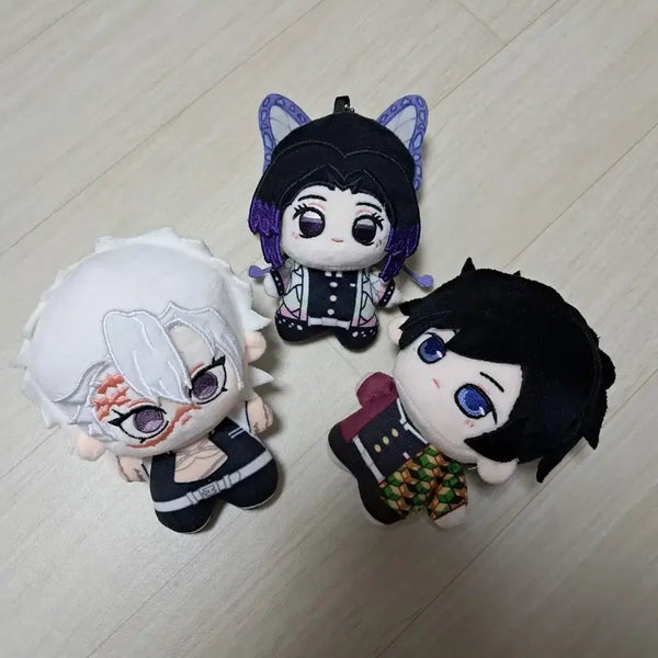 [BUNJANG] Demon Slayer 10cm Plush Set (Sanemi, Giyu, Shinobu) / ( 일괄 )귀멸의 칼날 10cm 솜인형 ( 사네미 , 기유 , 시노부 )