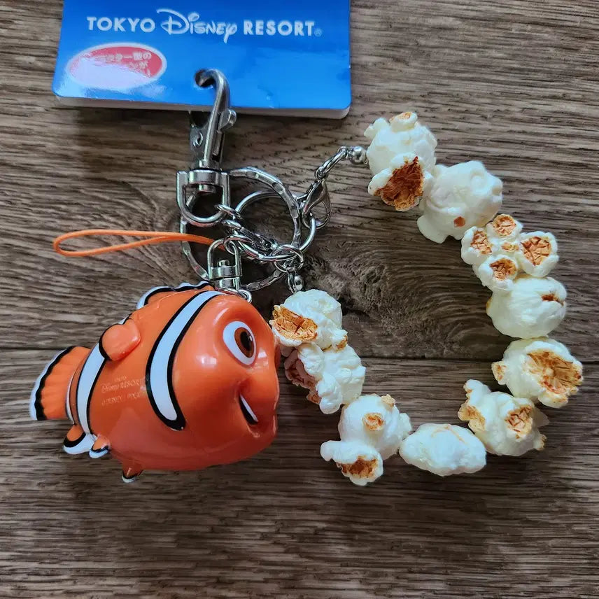 [BUNJANG] Tokyo Disneyland Finding Nemo Miniature Popcorn Bucket Keychain / 도쿄 디즈니랜드 니모 팝콘통 키링