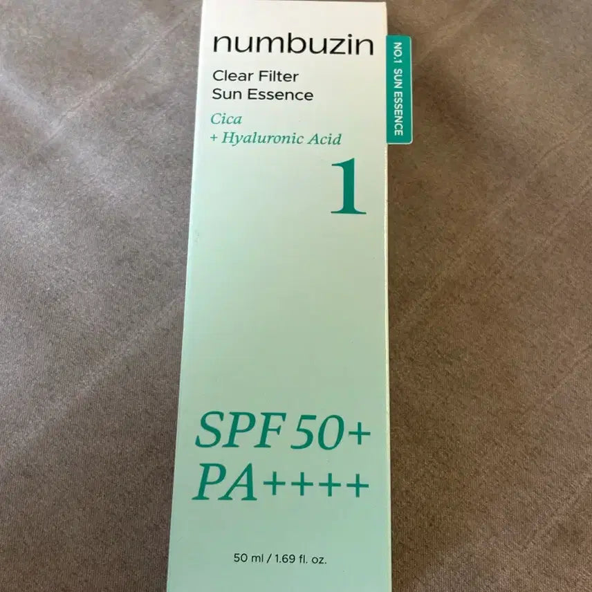 [BUNJANG] NUMBUZIN No.1 Clear Moisturizing Sun Cream SPF50+ PA++++ 50ml / 넘버즈인 청초 진정맑은 물막선크림 50ml
