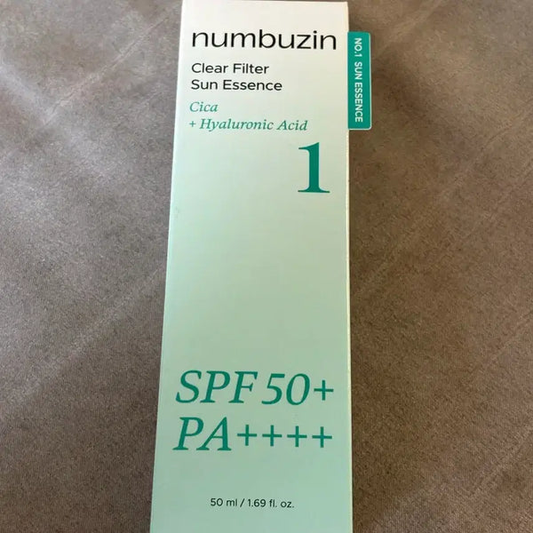 [BUNJANG] NUMBUZIN No.1 Clear Moisturizing Sun Cream SPF50+ PA++++ 50ml / 넘버즈인 청초 진정맑은 물막선크림 50ml