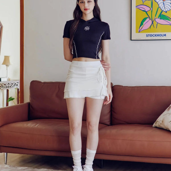 [BUNJANG] Mini Tennis Skirt with Built-in Shorts / [새상품] 미니 테니스 스커트, 팬츠