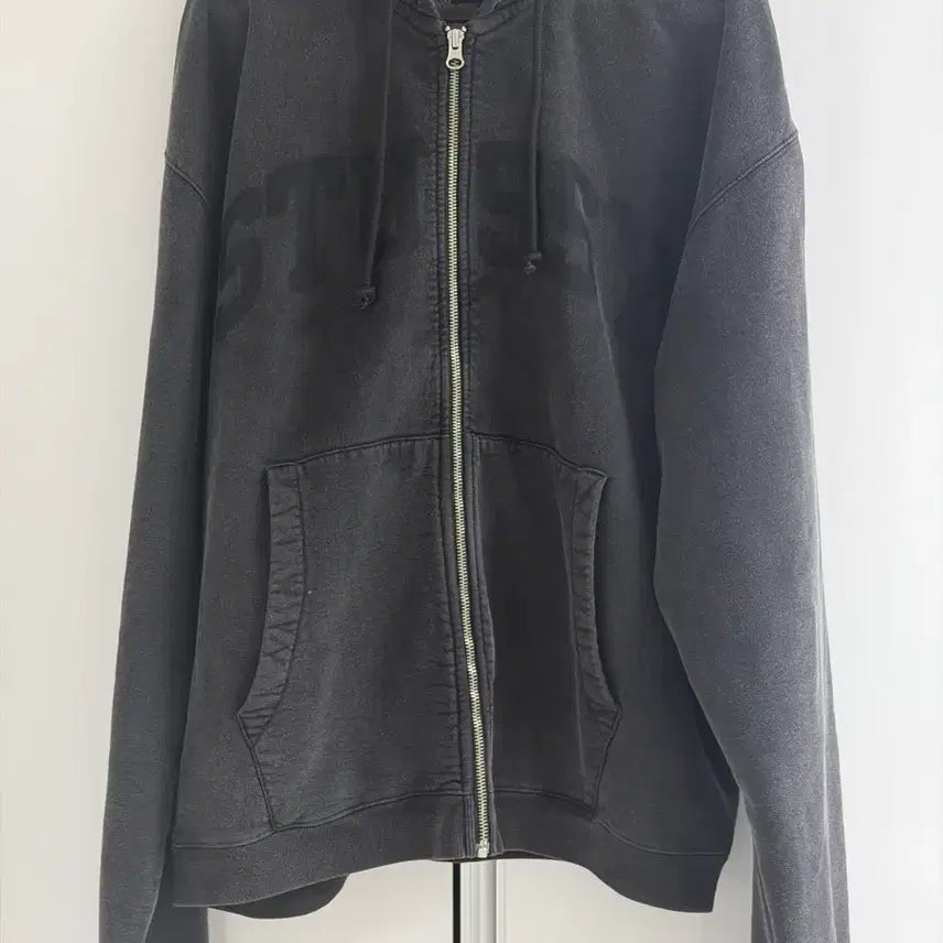 [BUNJANG] Stussy Payment Hooded Zip-up Jacket L / 스투시 페이먼트 후드집업 L