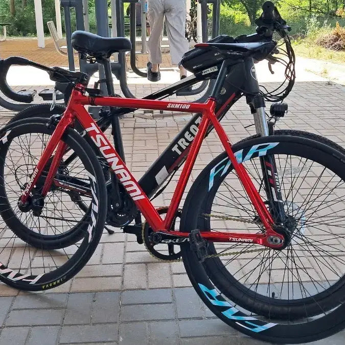 [BUNJANG] Tsunami Handlebar, Seatpost, Saddle, Stem, and Wheelset / 쓰나미 판/대