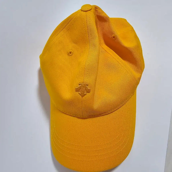 [BUNJANG] Descente Spirit Logo Ball Cap Hat Yellow / [정품] 데상트 스피릿 로고 볼캡 모자 노란색 (56cm)
