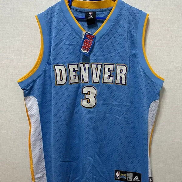 [BUNJANG] Adidas NBA Denver Nuggets Allen Iverson #3 Basketball Jersey Size 56 / 아디다스 NBA 농구 저지 56 새상품