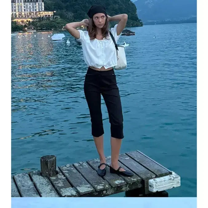 [BUNJANG] Ore Capri Pants / Ore 오어 카프리 팬츠