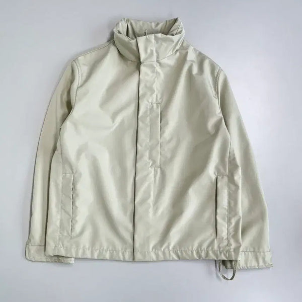 [BUNJANG] CP Company High Neck Hooded Jacket Ivory / [정품] CP컴퍼니 하이넥 후드 아이보리 자켓