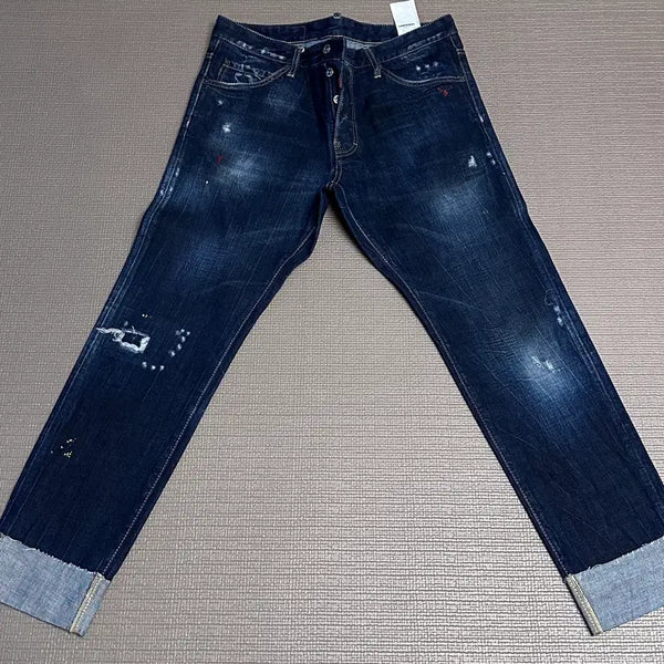 [BUNJANG] Dsquared2 Paint Detail Denim Jeans Size 52 / 정품) 디스퀘어드 페인트 데님 청바지 52 사이즈