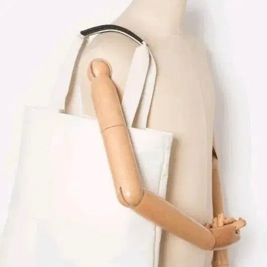 [BUNJANG] Beanpole Campus Pole Tote Bag White / 빈폴 캠퍼스 폴 토트백