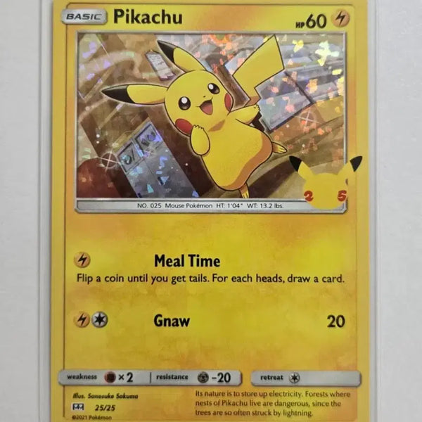 [BUNJANG] Pikachu McDonald's Holo Mirror Promo Pokemon Card / 피카츄 맥도날드 홀로 미러 프로모 포켓몬스터 카드