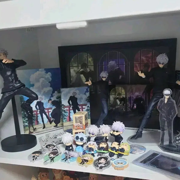 [BUNJANG] Mahito/Gojo Jujutsu Kaisen Gojo Satoru Sega Banpresto Figure, Acrylic, Keyring Bundle Set (Unsealed) / 마허라/고죠 주술회전 고죠 사토루 세가 반프레스토 피규어 , 아크릴, 키링(단순개봉,전시) 일괄