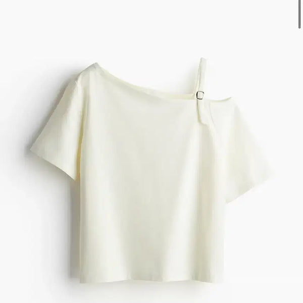 [BUNJANG] H&M One-Shoulder T-Shirt / h&m 원숄더 티셔츠