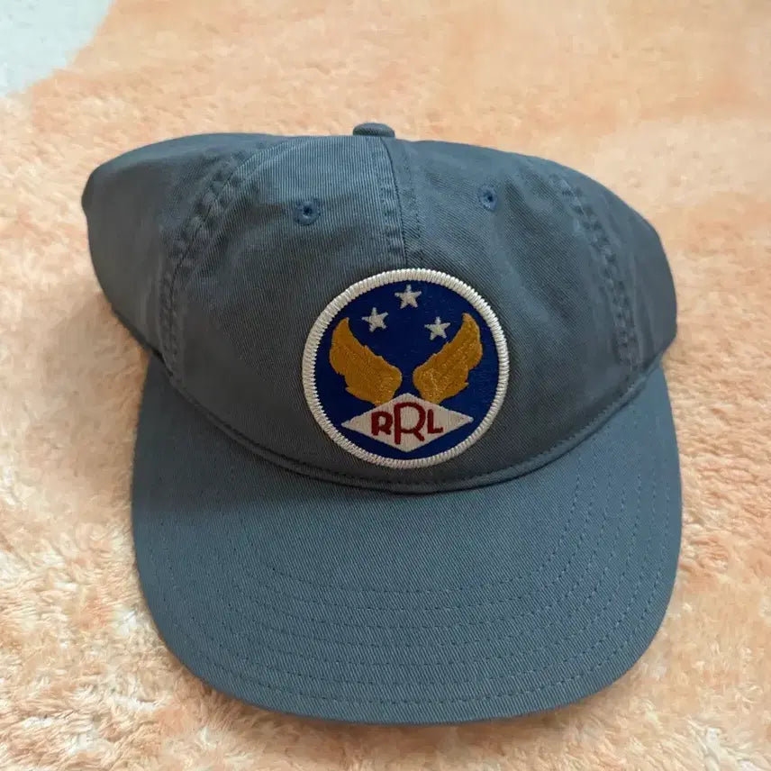 [BUNJANG] RRL Wing Logo Blue Hat / RRL 윙 로고 블루 모자