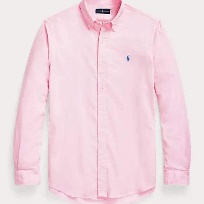 [BUNJANG] Polo Ralph Lauren Men's Garment Dyed Slim Fit Shirt Camel Pink M / (새상품) 폴로 맨즈 가먼트다이 셔츠 슬림핏 카멜핑크 M